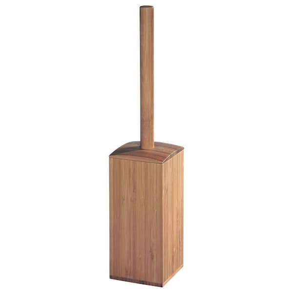 interDesign Formbu Square Bowl Brush in Natural Bamboo