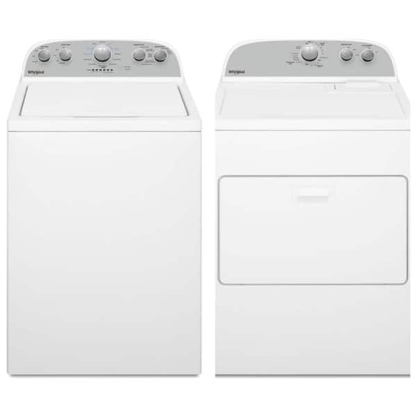 27.5 in. 3.8 cu. ft. High-Efficiency White Top Load Washing Machine with Soaking Cycles