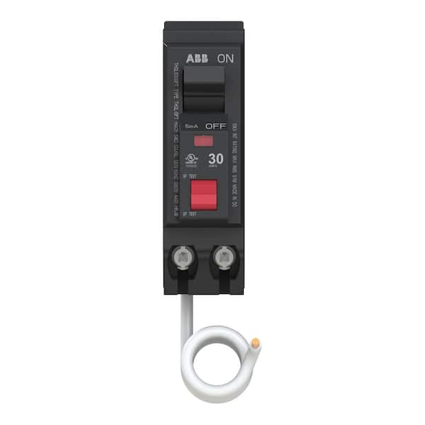 ABB 30 Amp 1-Pole Ground Fault Circuit Breaker with Self-Test (THQL1130GFTA)
