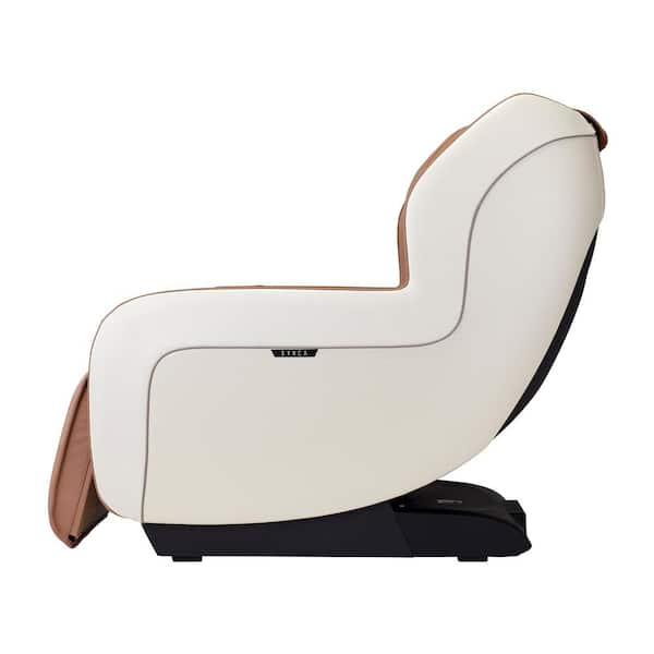Synca CirC+ Heated Chair CirC+ Zero Gravity Massage Synthetic Leather Depot Beige Home Modern SL Wellness Track - The
