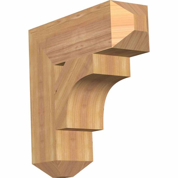 Ekena Millwork 5.5 in. x 20 in. x 20 in. Western Red Cedar Westlake Craftsman Smooth Bracket