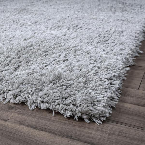 Gorilla Grip Fluffy Faux Fur Machine Washable Rug, 5x8, White