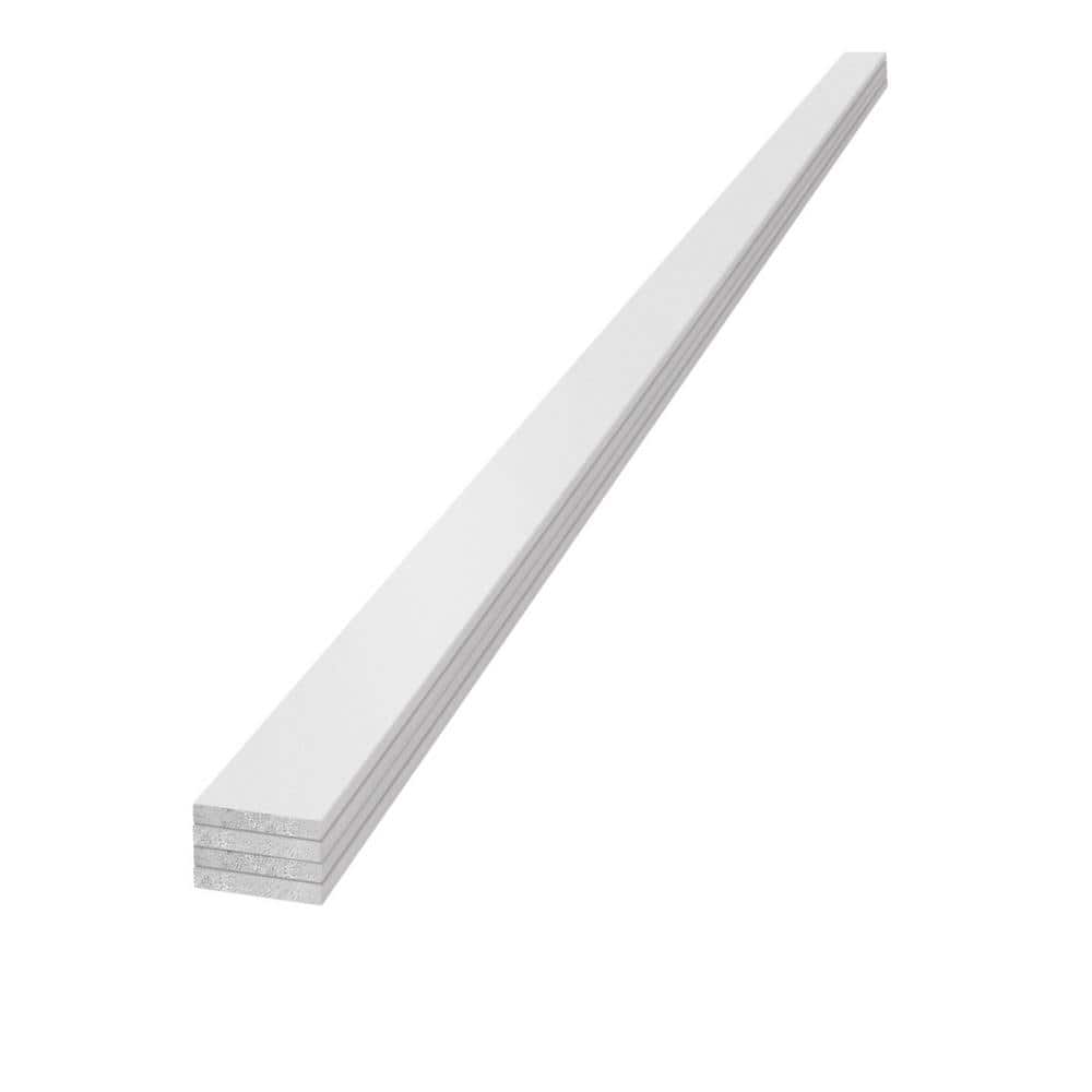 1 in. x 4 in. x 8 ft. Timeless Farmhouse White Smooth Painted Pine Trim Board (4-Pack) price history on PriceWatchPro