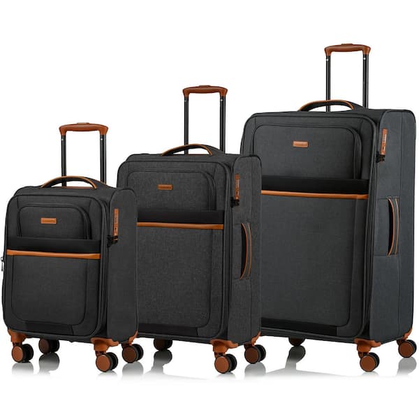 y 10kg×２ 中米 CHAMPS Classic II 28 in.,24 in., 20 in. Black Softside Luggage Set