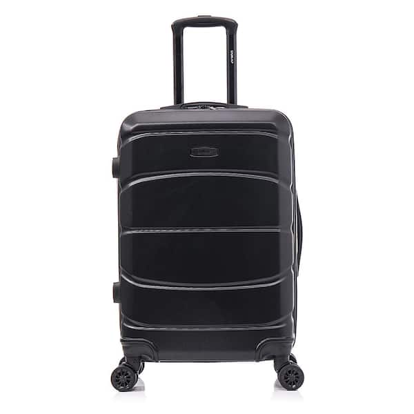 DUKAP Sense Lightweight Hardside Spinner Luggage 24" Black