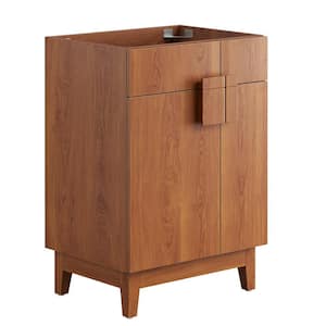 Miles 23 in. W x 17.5 in. D x 33.5 in. H Bath Vanity Cabinet without Top in Walnut