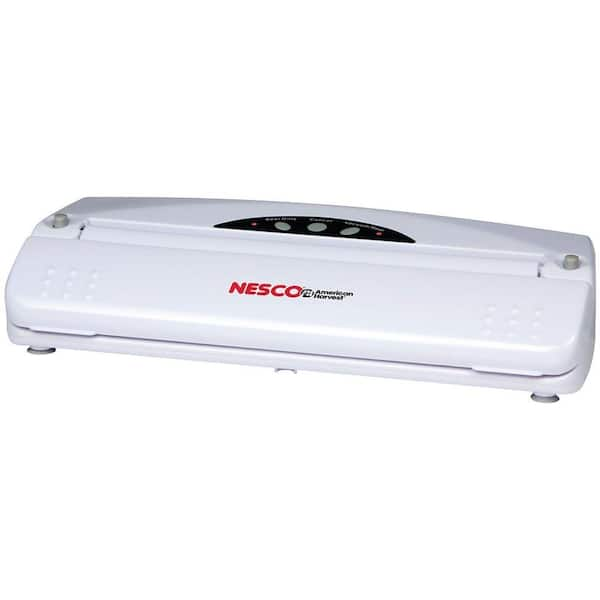 Nesco White Food Vacuum Sealer with Bags VS-01 - The Home Depot