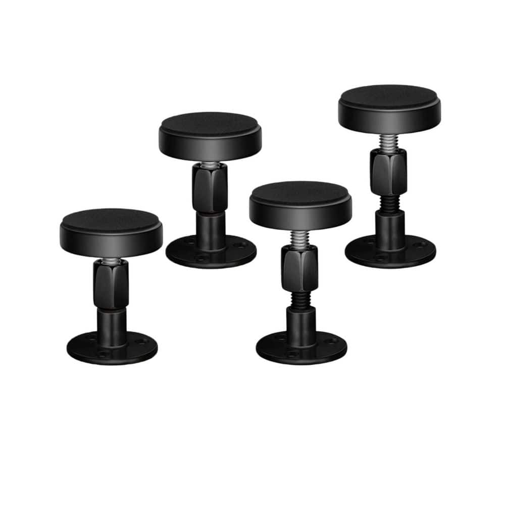 1.18‑2.68 in. 4‑Piece Adjustable Threaded Anti‑Shake Bed Frame Stopper Accessory in Black for Beds Cabinets Sofas price history on PriceWatchPro