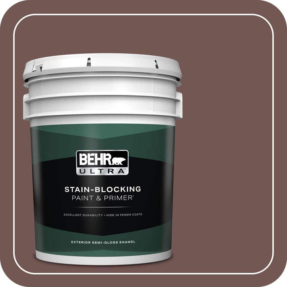 5 gal. #180F-6 Brown Ridge Semi-Gloss Enamel Exterior Paint & Primer price history on PriceWatchPro