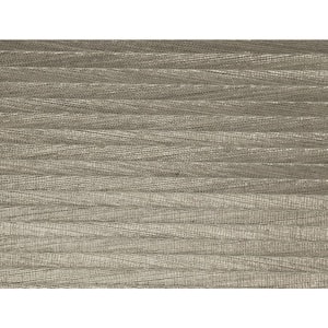 Dark Silver Lombard Grasscloth Paper Unpasted Matte Wallpaper ( 36 in. x 24 ft.)