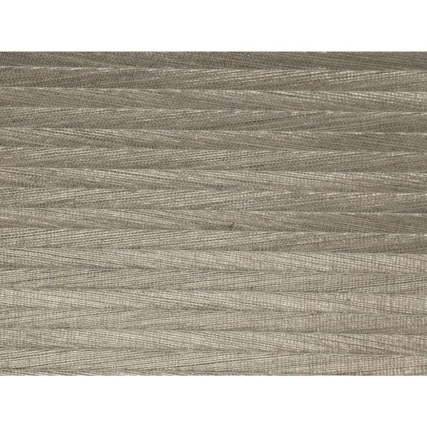 York Wallcoverings Dark Silver Lombard Grasscloth Paper Unpasted Matte Wallpaper ( 36 in. x 24 ft.)