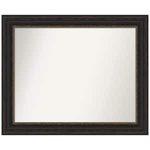 Accent Bronze 33 in. x 27 in. Non-Beveled Classic Rectangle Framed Wall Mirror in Bronze