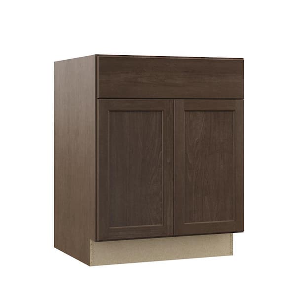 Hampton Bay Shaker 27 In. W X 24 In. D X 34.5 In. H Assembled Base ...