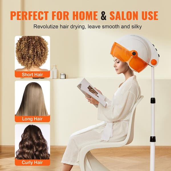 Hood Dryer Salon Hair Dryers For Sale VEVOR Floor Standing Hooded