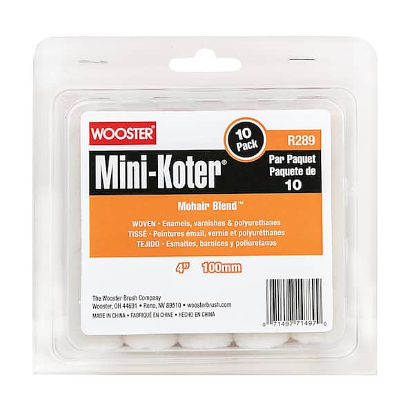Wooster 4 in. Mini-Koter Mohair Blend Roller (10-Pack)