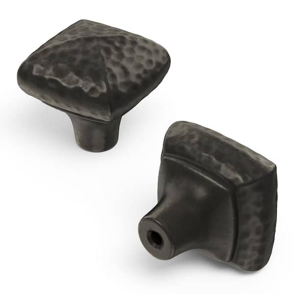 HICKORY HARDWARE Mountain Lodge 1-1/4 in. Black Cabinet Knob