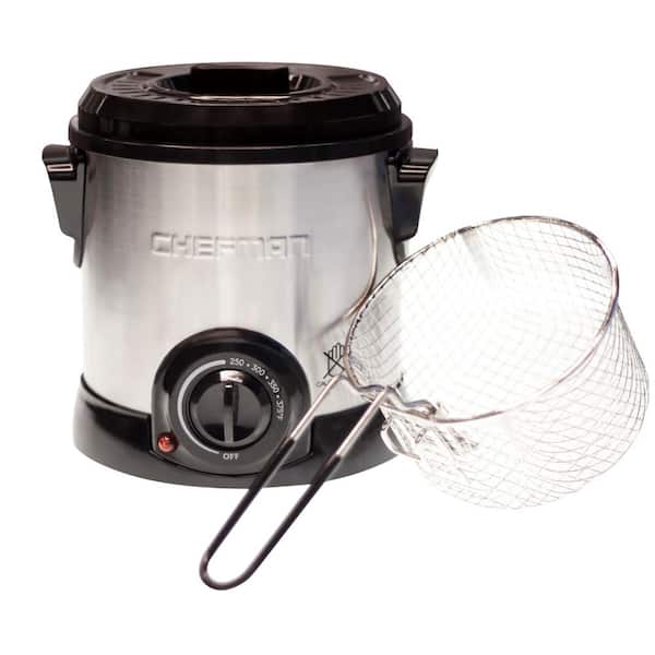 Chefman Deep Fryer with Removable Basket, Non-Stick Coating
