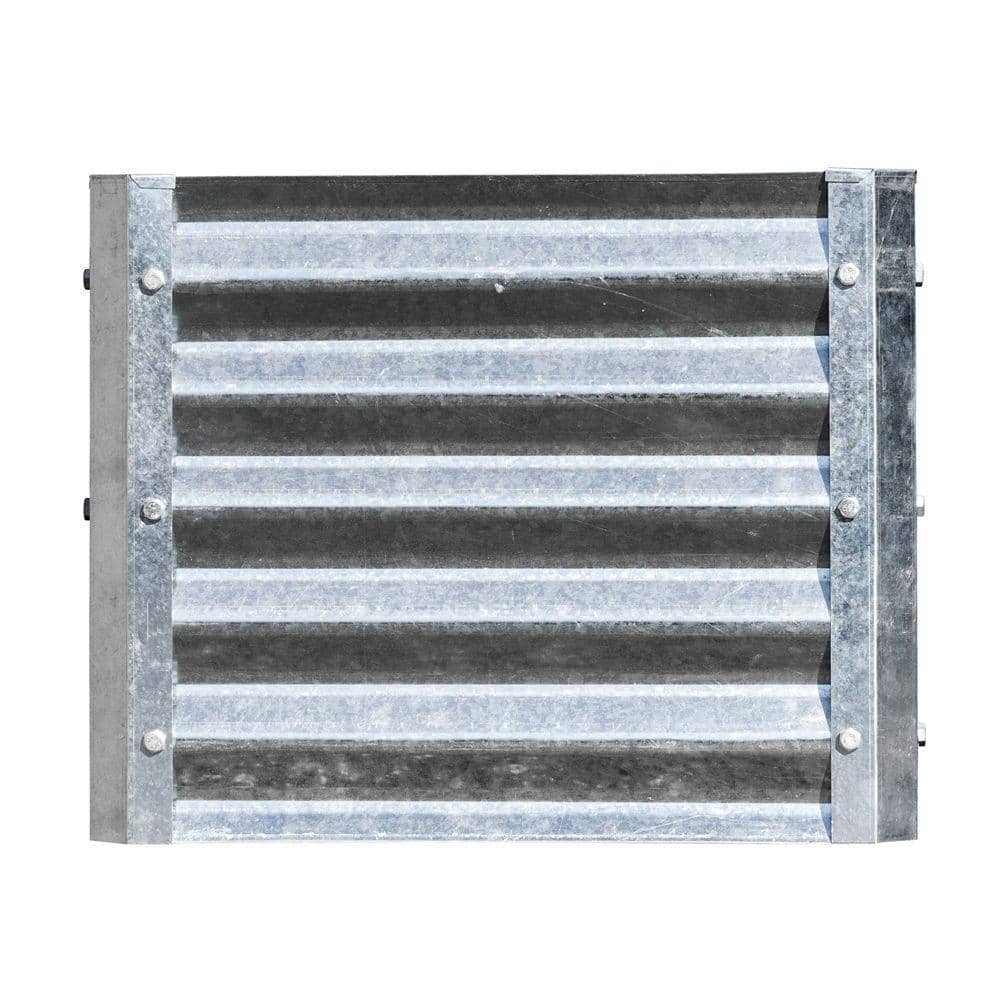 Galvanized Steel Square Elevated Garden Bed