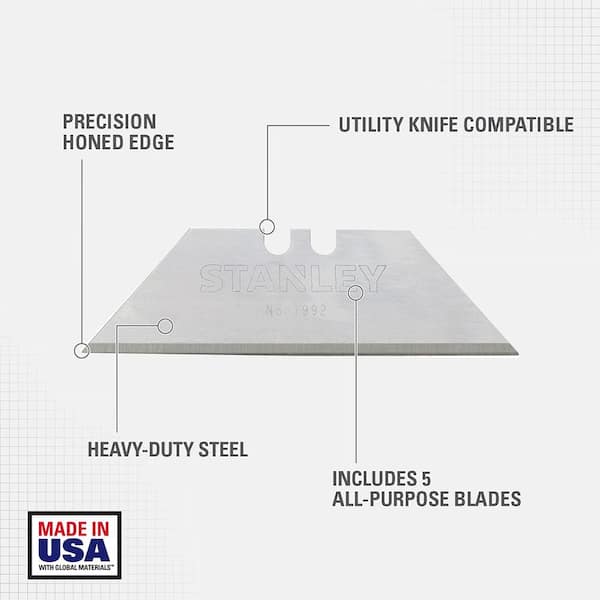 General Purpose Heavy-Duty Utility Blades (100-Pack)