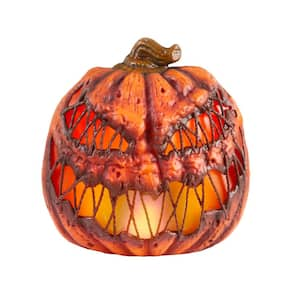 16 in. LED Stitched Jack-O-lantern