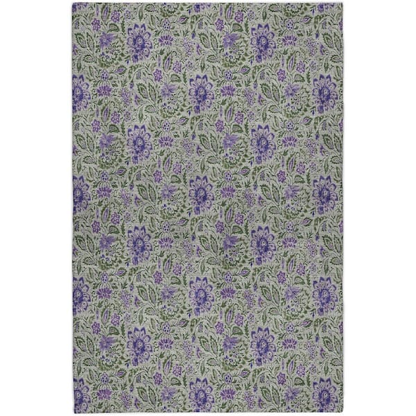 Dream Shag Premium Machine Washable Abstract ADS660 Olive 10 ft. x 14 ft. Area Rug