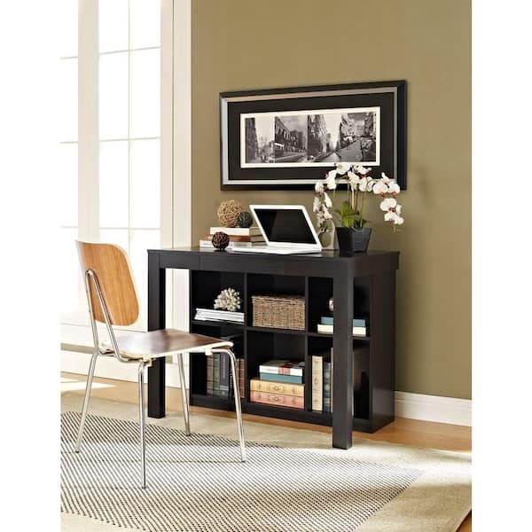 Altra Furniture Parsons Black Oak Desk