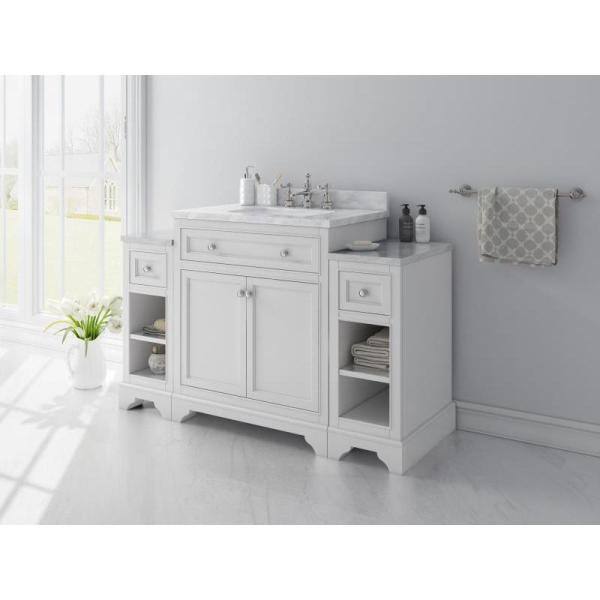 Home Decorators Collection Mornington, 54 White Vanity Single Sink