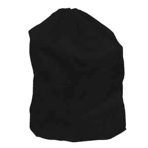 Jumbo Sized Nylon Laundry Bag in Black