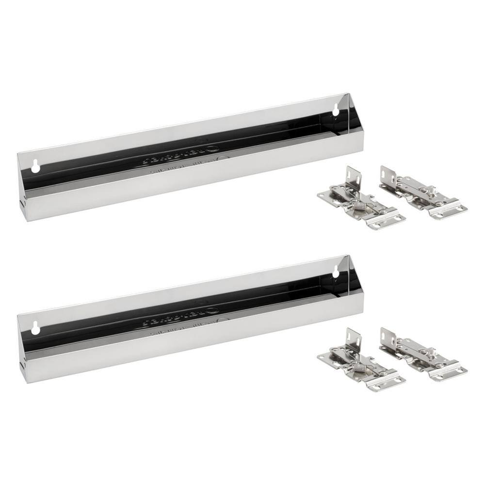 RevAShelf 19 in. W Silver Inside Sink Front Tray (2Pack) 2 x