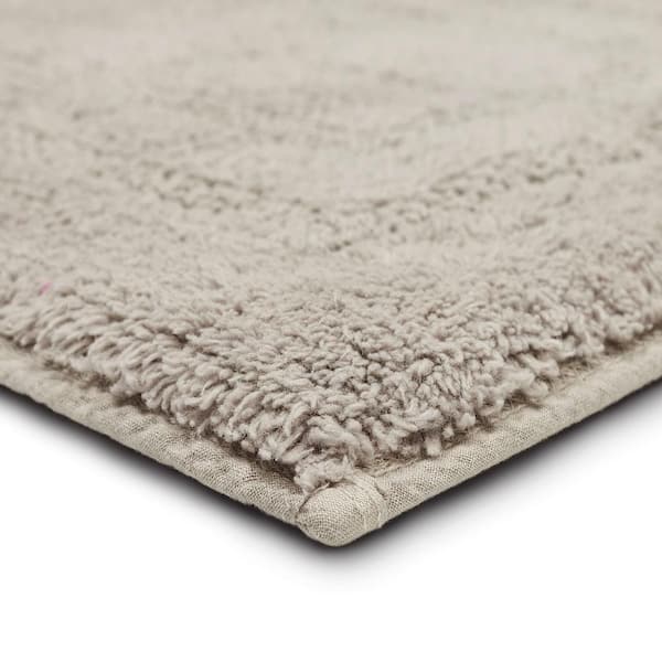 Mohawk Home Cotton Reversible Bath Mat - Silver - 21 x 34 in