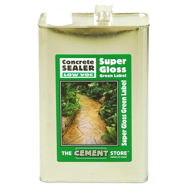 The Cement Store 1 gal. Porous Concrete and Masonry Solvent-Based Water Repellent Wear Coat Acrylic Concrete Sealer