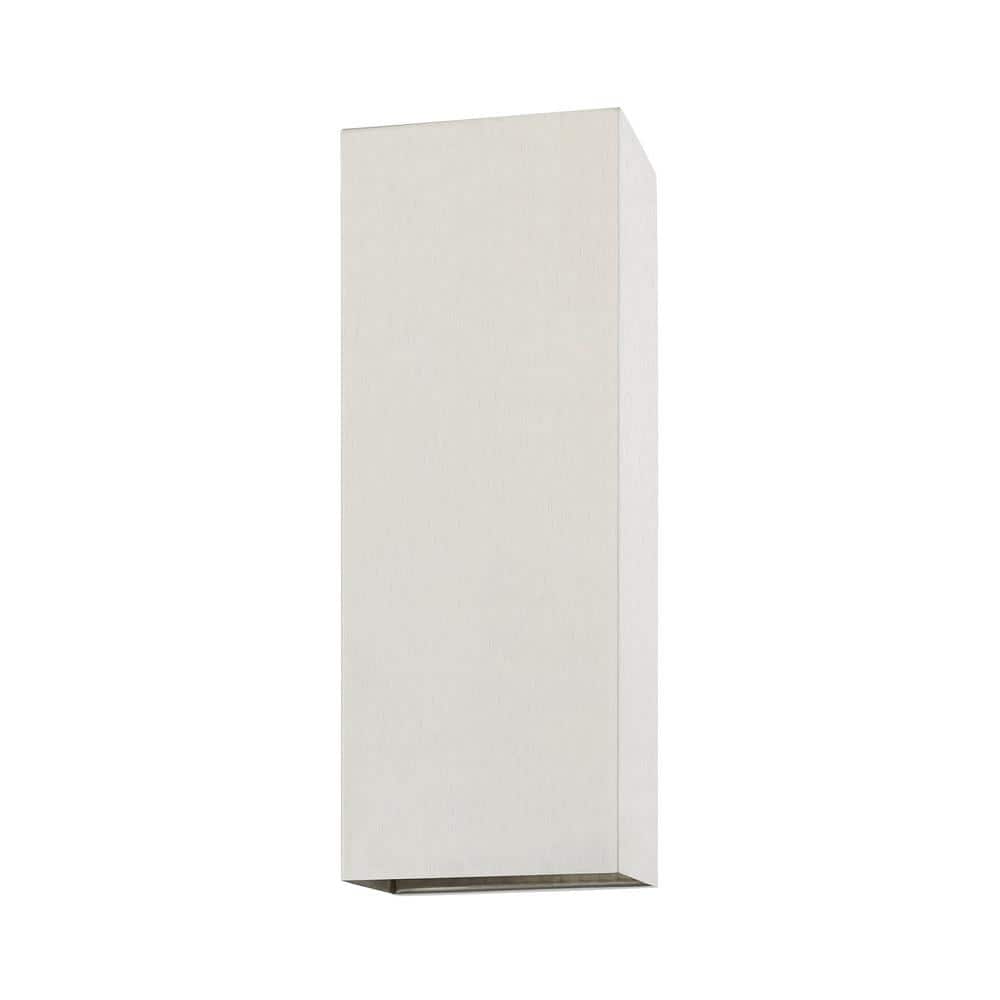 Derby Brushed Nickel Handcrafted Steel Outdoor Wall Sconce