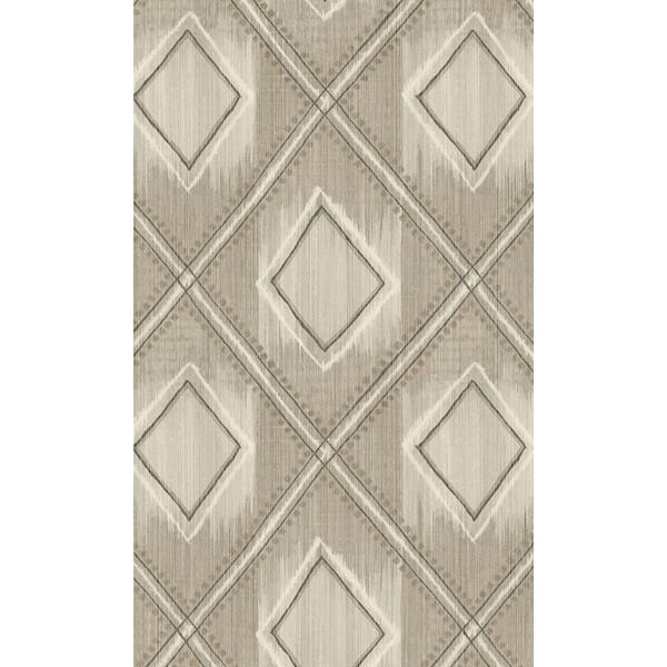 Hickory Geometric Diamond Printed Non-Woven Paper Non-Pasted Textured Wallpaper 60.75 sq. ft.