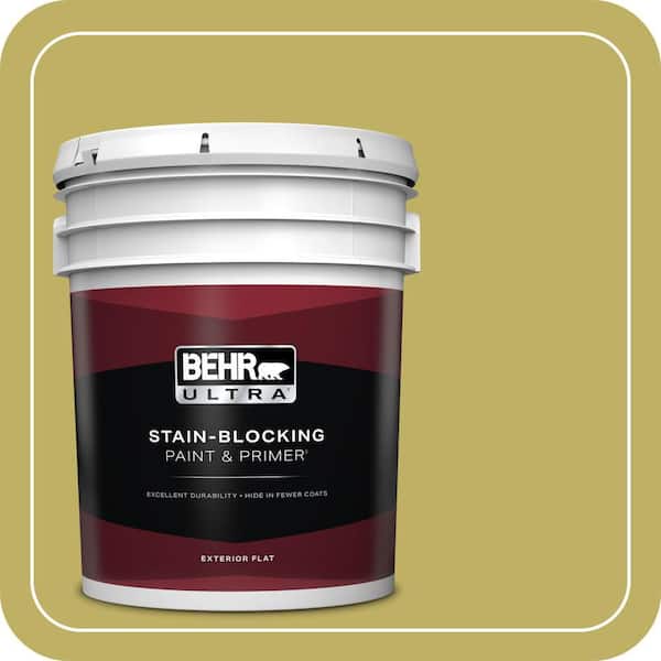BEHR ULTRA 5 gal. #PPU9-06 Riesling Grape Flat Exterior Paint & Primer