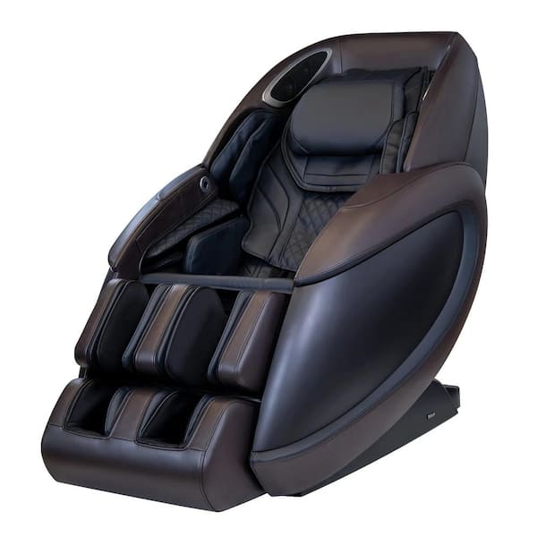 TITAN Fleetwood LE Series 4D Massage Chair in Brown with Zero