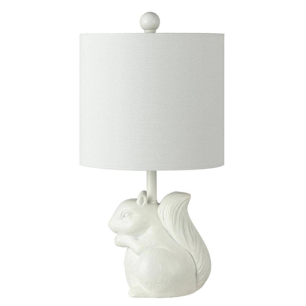 Sunny Squirrel 18 in. White Table Lamp price history on PriceWatchPro