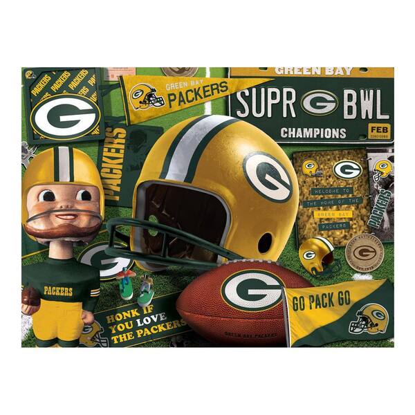 YouTheFan NFL Green Bay Packers Retro Series Puzzle (500-Pieces