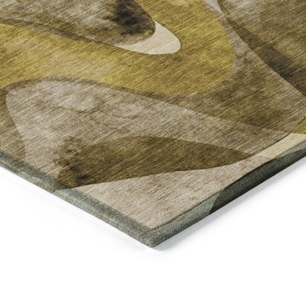 Chantille ACN536 Coffee 8 ft. x 10 ft. Machine Washable Indoor/Outdoor Geometric Area Rug