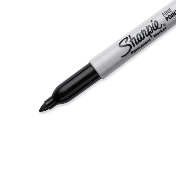 Sharpie Fine Point Black Permanent Marker (12 per Pack) 2005126 The Home  Depot