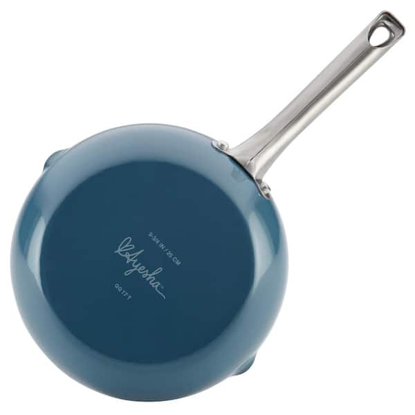 Ayesha Curry Home Collection Nonstick Cookware Pots and Pans Set, 9 Piece,  Twilight Teal