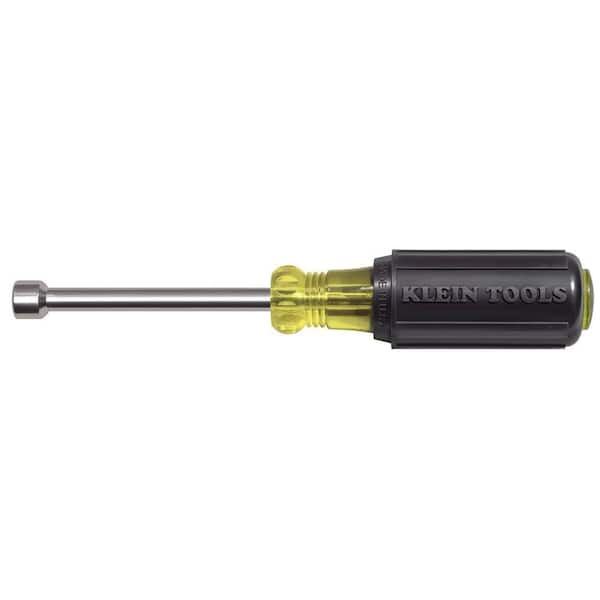 Klein Tools 5/16 in. Nut Driver with 3 in. Hollow Shaft - Cushion Grip Handle