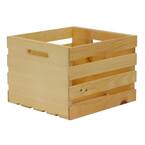 Crates and Pallet 13.5 in. x 12.63in. x 9.63 in. Medium Wood Crate