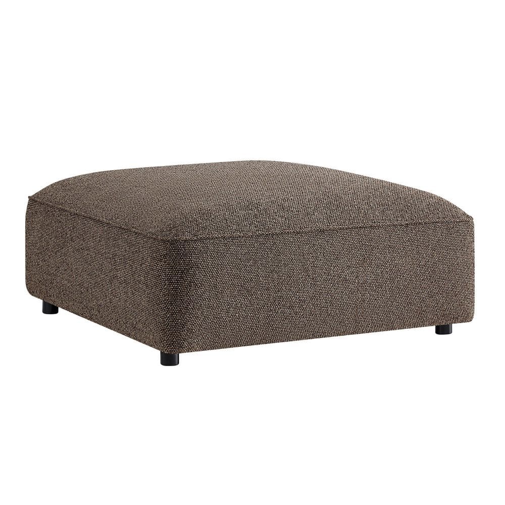 Auren Lattice Bouclé Ottoman with Foam Padding in Earth price history on PriceWatchPro