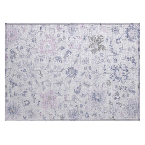 Chantille Machine Washable Indoor/Outdoor Abstract ACN1854 Lavender 2 ft. x 3 ft. Accent Rug