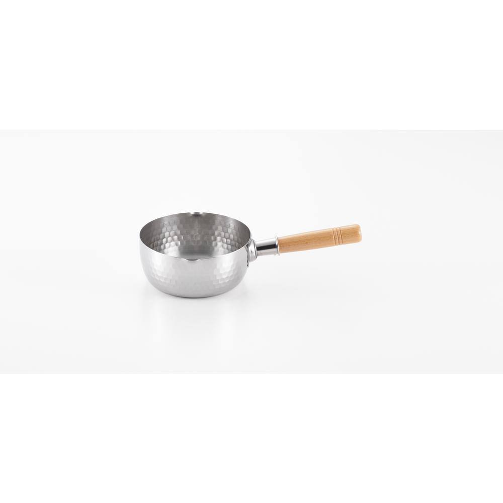 1.2 qt. Stainless Steel Yukihira Pot with Dual Pouring Spouts