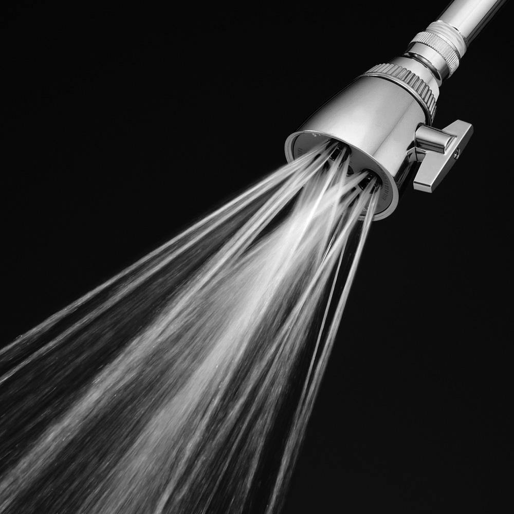 Polished Chrome Adjustable Multi-Function Shower Head
