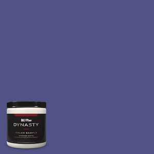 8 oz. #P550-7 Purple Prince One-Coat Hide Matte Stain-Blocking Interior/Exterior Paint & Primer Sample