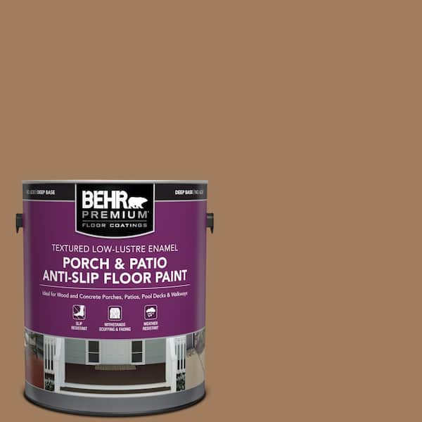 BEHR PREMIUM 1 gal. #MQ2-11 Outdoor Land Textured Low-Lustre Enamel Interior/Exterior Porch and Patio Anti-Slip Floor Paint