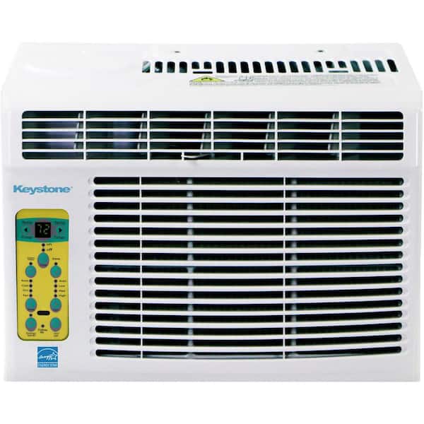 Photo 1 of 12,000 BTU Window-Mounted Air Conditioner with Follow Me LCD Remote Control in White, KSTAW12BE
