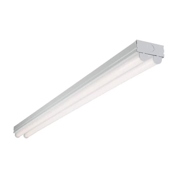 Metalux 4 ft. 2-Light Linear White Integrated LED Ceiling Strip Light with 4200 Lumens, 4000K